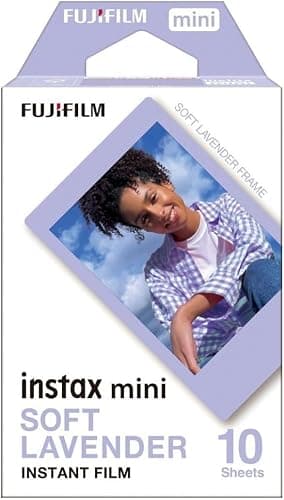 Fujifilm Mini Instant Film - Soft Lavender Instant Film + 40 Sheets Bundle + BluebirdSales Microfiber Cleaning Cloth Instant Mini Camera Perfect for Instant Photography thumbnail 8