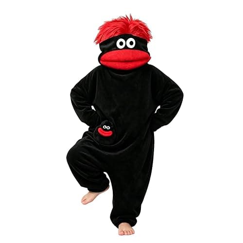 Big Mouth Monster Hoodie Uniex Funny Y2K Halloween Fuzzy Fleece Sweatshirts | Fluffy Sherpa Hoodie,Funny Monster Onesie,Cute Monster Costumes,Oversized Warm Halloween Costumes,Unique Funny Lounge Wear thumbnail 4