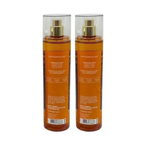 Bath & Body Works GLAZED PUMPKIN Fine Fragrance Mist 2-Pack Gift Set with Red Bow for Holidays – 8 fl oz Each – 2025 Fall Collection thumbnail 4