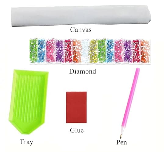 NIHO-JIUMA Diamond Painting Kits Monet's Water Lilies, 5D DIY Full Drill Diamond Art Gift for Adults, Home Decoration (40x50cm/16x20inches) thumbnail 7