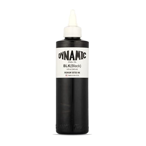 Dynamic Color Co Black Ink 8oz Bottle - Image 1