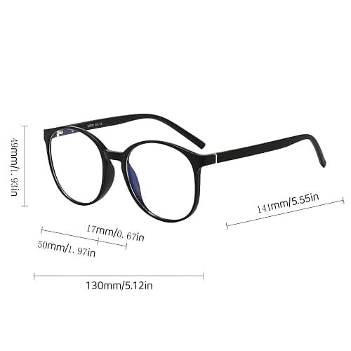 ACMPOOFDD 3 Pack Blue Light Blocking Glasses For Woman/Men Elastic Eyeglass Legs Computer Gaming Glasses Clear Blue Light thumbnail 7