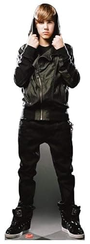 Star Cutouts, Justin Bieber My World, Life-Size Cardboard Cutout Standup - 69 x 25 inches - Image 1