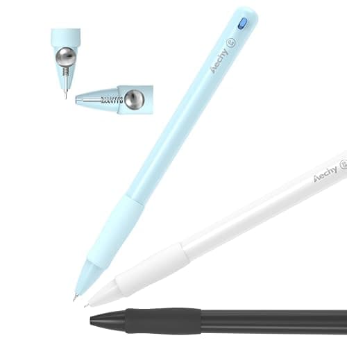 AECHY 3 Pack Gravity Sensing Auto-Retractable Ballpoint Pens, Quick Dry Black Ink Pens 0.5mm Fine Point, Smart Lock Mechanism, Drop-Proof Design, Ultra-Smooth Writing for Office,School,Nurses - Image 1