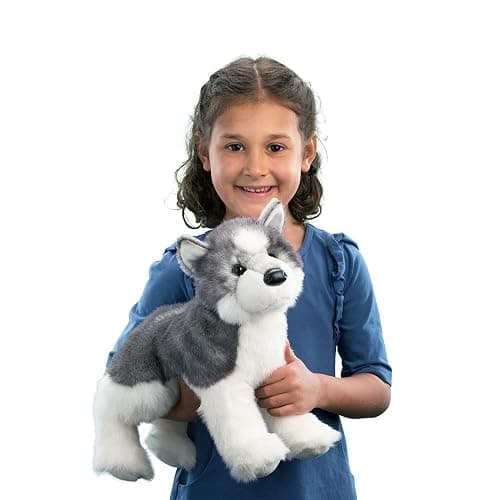 Douglas Sasha Husky Dog Plush Stuffed Animal thumbnail 3