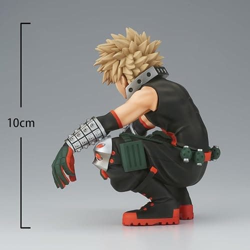 MABAIUDE MHA Figure Kacchan Statue Bakugo Figurine Mini Anime Collectible | Sitting Pose, Desktop Decoration, Birthday Gifts thumbnail 2