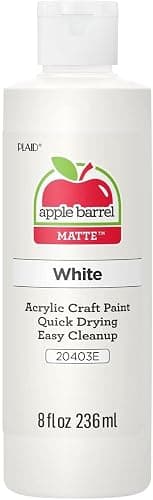 Apple Barrel Acrylic Paint in Assorted Colors (8 Ounce), 20403 White - Image 1