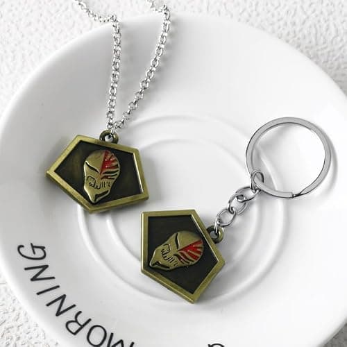 Kbtany Ichigo Soul Reaper License Keychain - Uryuu Quincy Cross Necklace & Bankai Zangetsu Charm - Anime Gift for Men Women thumbnail 5