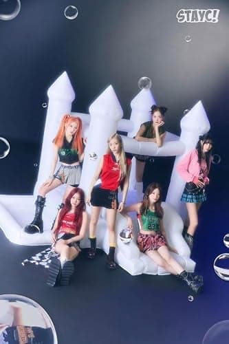 STAYC TEENFRESH 3rd Mini Album CD+POB+Folding poster on pack+Photobook+Comic lyrics book+4cut photo+Photocard+Tattoo sticker+Message card+official fragrance+Tracking Sealed (SET(ARCADE+BUBBLE)) thumbnail 7