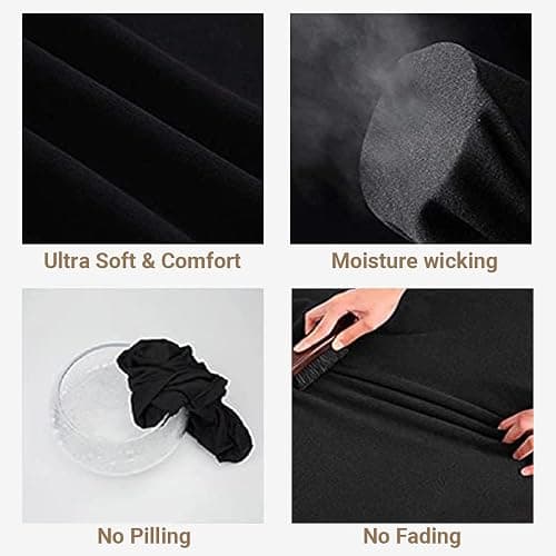 HEROBIKER Long Johns Thermal Underwear for Men Skiing Winter Warm Hunting Gear Fleece Lined Base Layer Set Top Bottom thumbnail 5