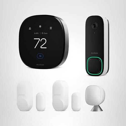 ecobee Total Security and Savings Bundle with Smart Doorbell Camera (Wired), SmartSensor for Doors and Windows, and Smart Thermostat Premium thumbnail 11