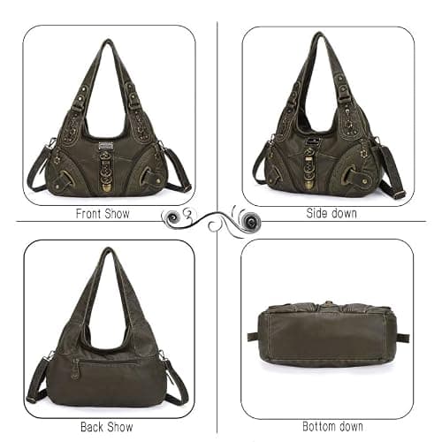 Angelkiss Hobo Purses and handbags for Women Satchel Handbag Women Purses Large Daily Shoulder Bags | Purses, handbags, Handbag, Women Purses, Large, Daily thumbnail 4