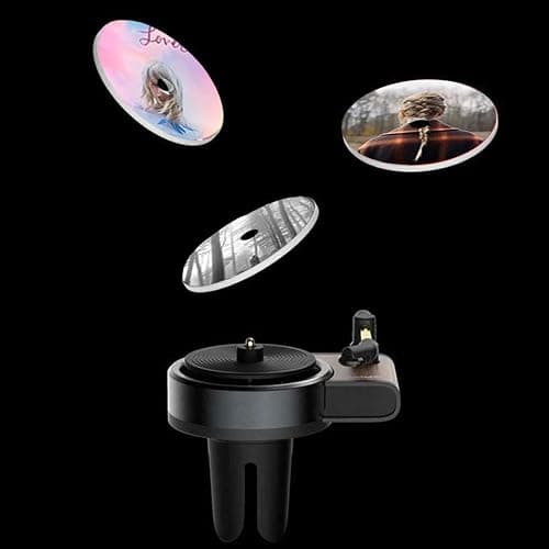 Yharnamite 2 Pcs Taylor Car Air Fresheners Vent Clips with 14 PCS Album Cover Air Fresheners, Retro Style Record Player Air Freshener Car Accessories Decoration, Music Lovers Gift thumbnail 6
