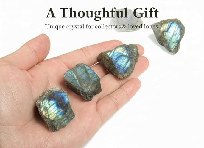 Labradorite Raw Crystal Stone thumbnail 6