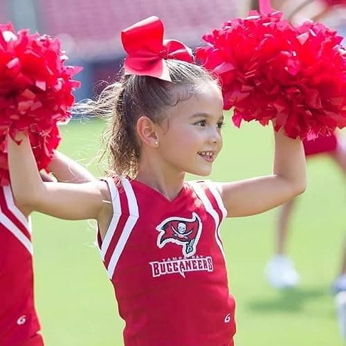 Yxiang 20Pcs Large Cheer Bows for Girls Ponytail Holder for Cheerleading thumbnail 5