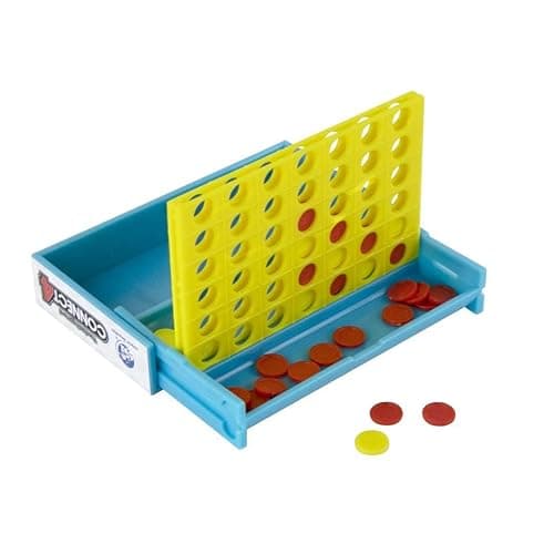 World's Smallest Connect 4 Board Game, Miniature Classic Game with Grid, Case & Tokens, Fun for All Ages, Family Games for Kids, Perfect for Stocking Stuffers, Easter Baskets, Party Favors, Ages 6+ thumbnail 4