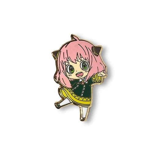 Anya Forger Enamel Spy x Family Pin - Loid Forger Merch Figure Pin for Backpack - Image 1