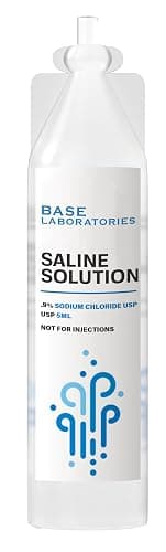 BASE LABORATORIES 0.9% Saline Solution for Nebulizer Machine | Saline Solution for Inhalation & Nasal Irrigation | 0.9% Concentration l 25 Vials 5ml Unit Dose thumbnail 7