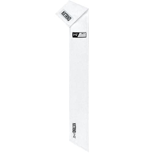 Nxtrnd Streamer Football Towel, Thin Sports Towel, Dries Hands & Football Accessories (White) - Image 1