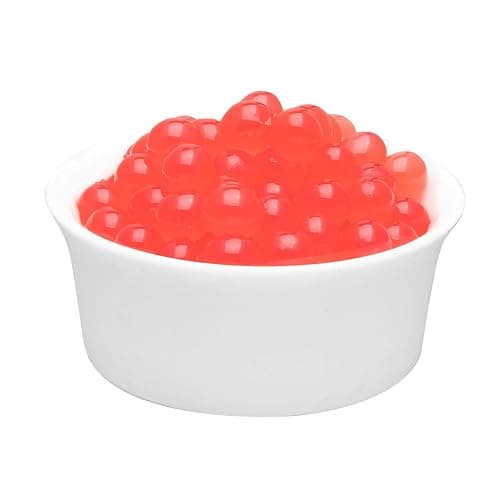 Tea Zone [1 Pound] Strawberry Popping Pearls, Bursting Pearls for Teas, Shakes, Smoothies, Dessert Toppings - 1 Pound (Pack of 1) - Strawberry thumbnail 8