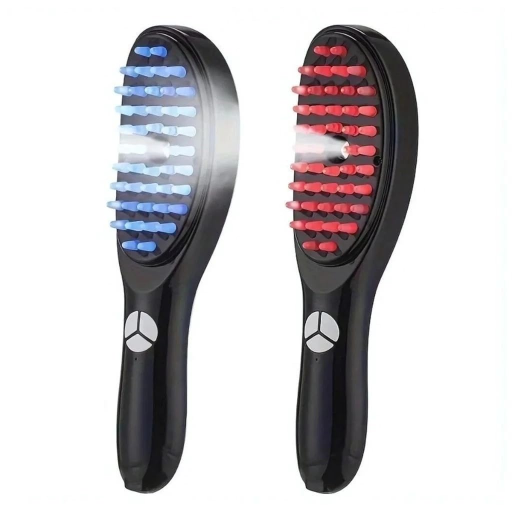 Escova Massageadora com Laser 4 em 1 – Tratamento Capilar e Antiqueda - Image 1
