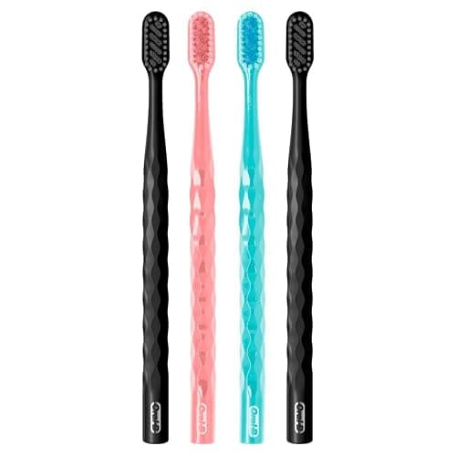 Oral-B 3D White Brilliance toothbrushes, 4 Count Toothbrush Extra Soft, Tough on Plaque, Gentle on Gums, whitening Tooth Brush thumbnail 7
