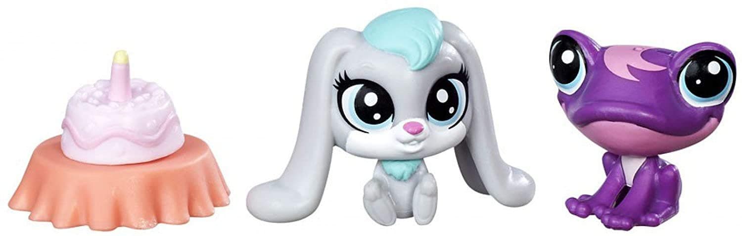 Littlest Pet Shop Pets in the City Adorable Duos Landon Lilypad & Fluttery McTeal Exclusive Mini Figure 2-Pack - Image 1