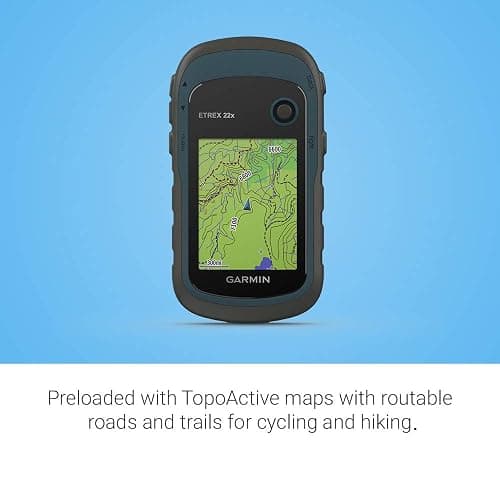 Garmin 010-02256-00 eTrex 22x, Rugged Handheld GPS Navigator, Black/Navy thumbnail 8