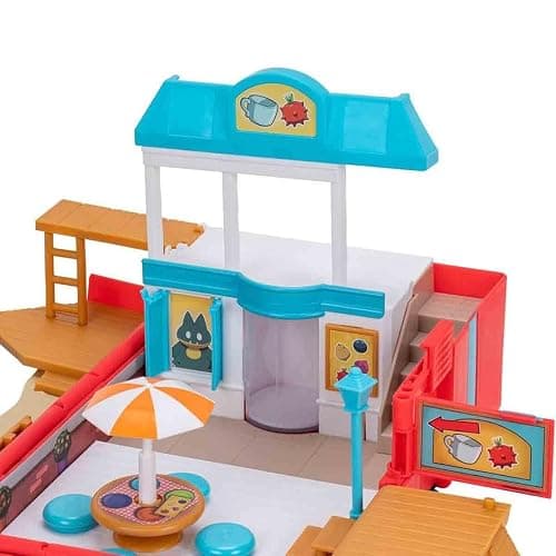 Jazwares Pokémon Carry Case Beach Battle Playset - Portable Transforming Backpack Playset with Action Features and 2-inch Pikachu Battle Figure thumbnail 6