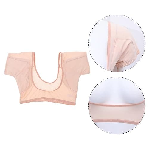 EXCEART Breathable Sweat Guard Underwear Vest - Absorbing Underarm Sweat Vest - Washable and Reusable for Women and Ladies thumbnail 2