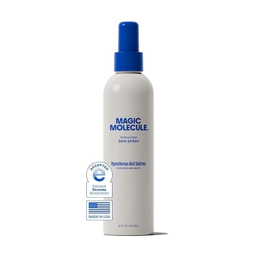 Magic Molecule Skin Spray, Hypochlorous Acid Formula, 8oz | Helps heal breakouts, eczema irritation, itch, redness & 50 other skin issues; for face, body & all skin types; scent-free - Image 1