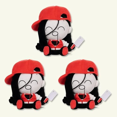 Fxaiui BU-TCHER Vanity Yixi Soft Plush Ornament 7.87 Inch Modern Decorative Cushion Plush Cozy Stress Relief for Sofa Bedroom Office and Gift Giving (Yixi 3-Piece Set) - Image 1