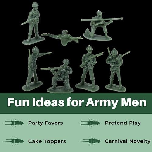 U. S. Toy DELUXE BAG OF CLASSIC TOY GREEN ARMY SOLDIERS - 36 Pc. (USTVL47) thumbnail 4