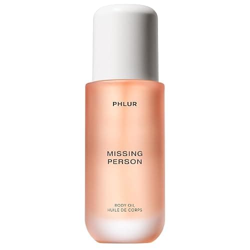 PHLUR Missing Person Body Oil For Women & Men - Lightweight & Nourishing - With Ceramide-Rich Oils & Skin-Mimicking Lipids - Bergamont, Musk, Orange & Sandalwood Floral Scented Body Oil (4 Fl Oz) - Image 1