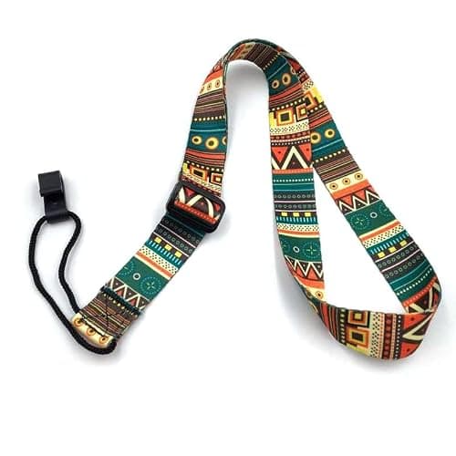 DreamAug Ukulele Strap, Adjustable Mayan Style Ethnic Guitar Strap with Clip, 23"-55" ，for Acoustic Guitar, Electric Guitar, Bass, and Ukulele - Image 1