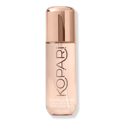 Kopari Hair & Body Mist Seychelles Sands, Long-Lasting Creamy Vanilla & Musk Scent, Seductive Warm Fragrance, Toasted Vanilla, 4 oz - Image 1