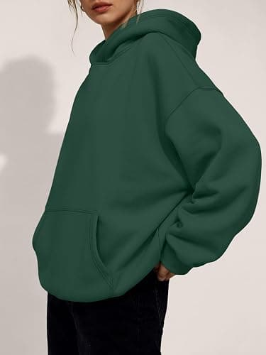 Trendy Queen Women Oversized Hoodies Fall Outfits | Gentle Skin Feel, Aesthetic Drop Shoulder, Large Kangaroo Pocket, Seamless Daily Outfit Match thumbnail 3