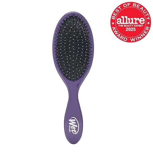 Wet Brush Original Detangler Hair Brush, Amazon Exclusive Purple - Ultra-Soft IntelliFlex Bristles - Detangling Hairbrush Glides Through Tangles For Wet, Dry & Damaged Hair - Women, & Men thumbnail 2