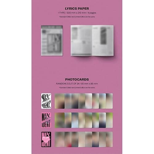 dreamus Stray Kids [ MAXIDENT ] STANDARD EDITION album HEART ver Black thumbnail 4