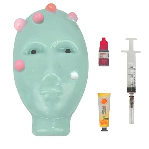 Aqzaxora Pimple Popping Toy, Squishy Fidget Toys Pimple Popping Fidget Toy with Filler Tools Weird Alien Pimple Popping Novelty Stress Relief & Reusable & Self-Filling for Adults & Teens - Image 1