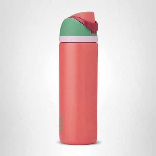 Owala FreeSip Insulated Stainless Steel Water Bottle with Straw for Sports, Travel, and School BPA-Free Sports Water Bottle, 24 oz, Strawberry Fields thumbnail 6