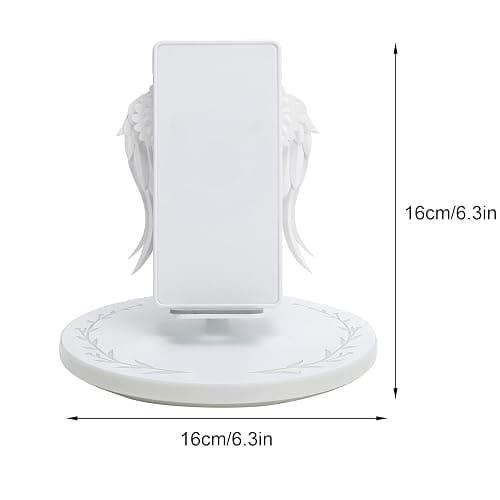 Charger with Angel, 10W Universal Fast Charging Stand with Night Light USB Fast for Mobile Phone Office Home Use thumbnail 4