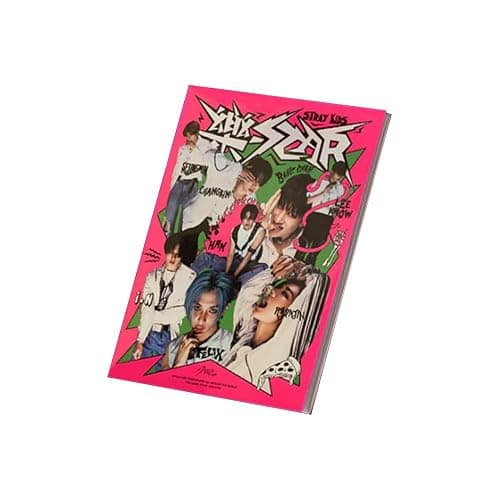 [Pre-order Benefit] STRAYKIDS SKZ : ROCK-STAR (HEADLINER Version) 8th Mini Album CD-R+Folded Mood Board Poster+Photocard+Photobook - Image 1
