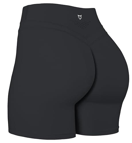 TomTiger Yoga Shorts for Women Tummy Control High Waist Biker Shorts Exercise Workout Butt Lifting Tights Women's Short Pants thumbnail 3