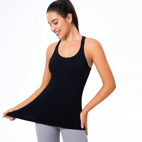 Evercute Workout Tank Tops Camisole Gym Tops thumbnail 3
