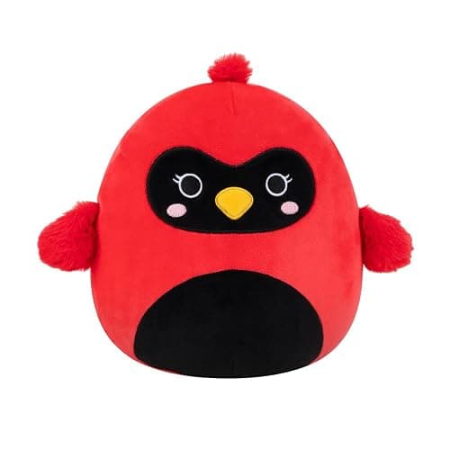 Squishmallows Original 8in Cazlan The Red Cardinal – Official Jazwares Plush (Little) - Image 1