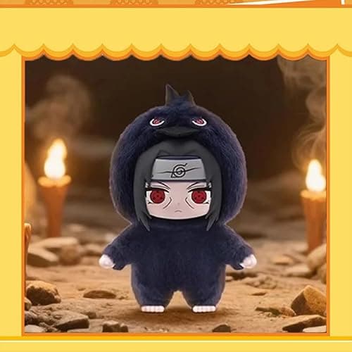 MINISO Naruto Shippuden Cute Beast Party Series Blind Box - Naruto/Kakashi/Uchiha Character Design - Desktop Ornament/Gift - 1 Random Piece thumbnail 2
