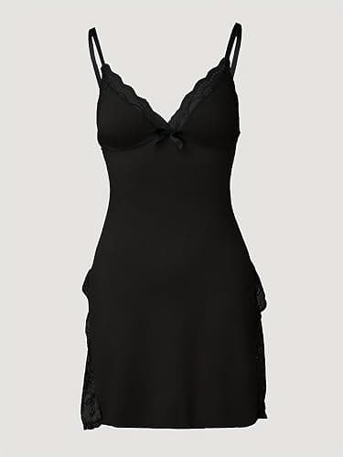 (3 pack) CHICME sexy lace sleep dress - grey, red, black thumbnail 7