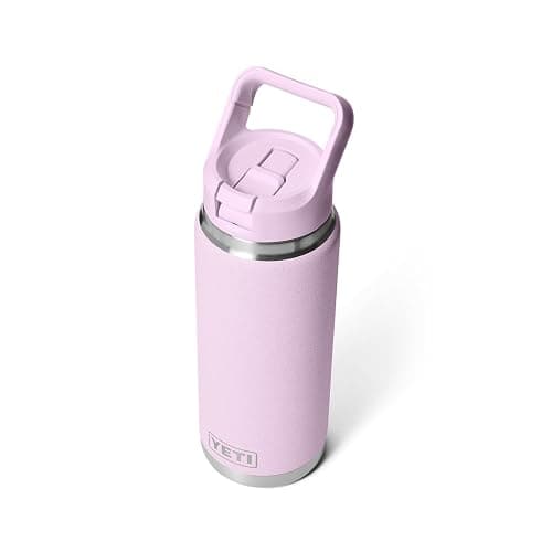 YETI Rambler 26 oz Bottle, Vacuum Insulated, Stainless Steel with Color Matching Straw Cap thumbnail 8