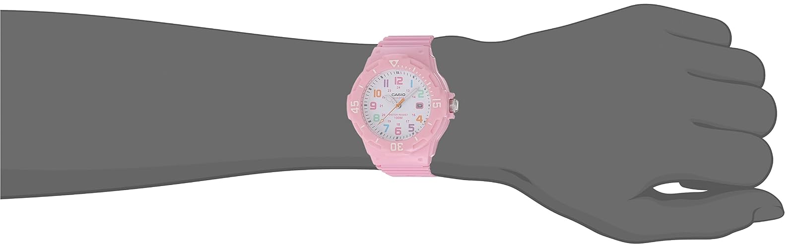 Casio MDV106 Series | Unisex Analog Watch | 200M WR | Stainless Steel Case | Resin Band | 2 Hand Analog (HR, Min, SEC) | Date Display | Screw Down Crown/Screw Down Caseback | 3 Year Battery thumbnail 4